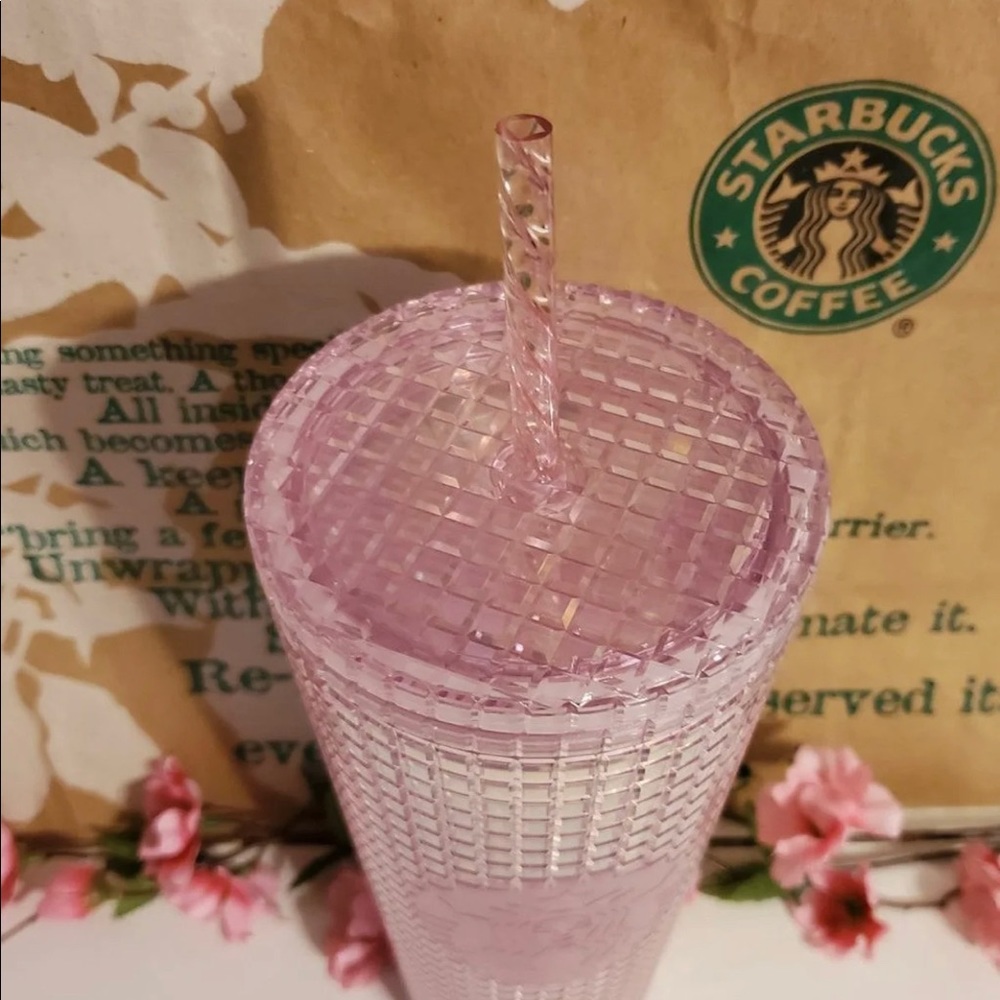 Starbucks Christmas 2020 Pink Jazz Block Tumbler
